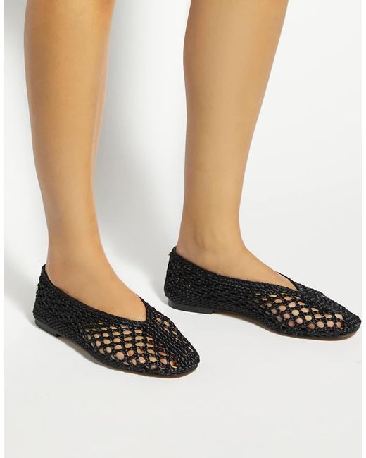 Dune Black Harleyn Ballet Pumps