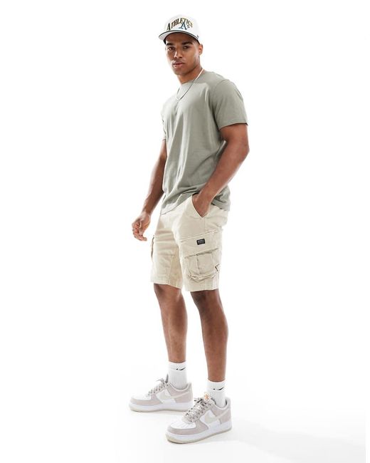 Superdry White Core Cargo Shorts for men