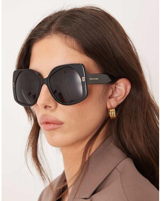 Marc Jacobs Black Marc Jacobs Square Sunglasses