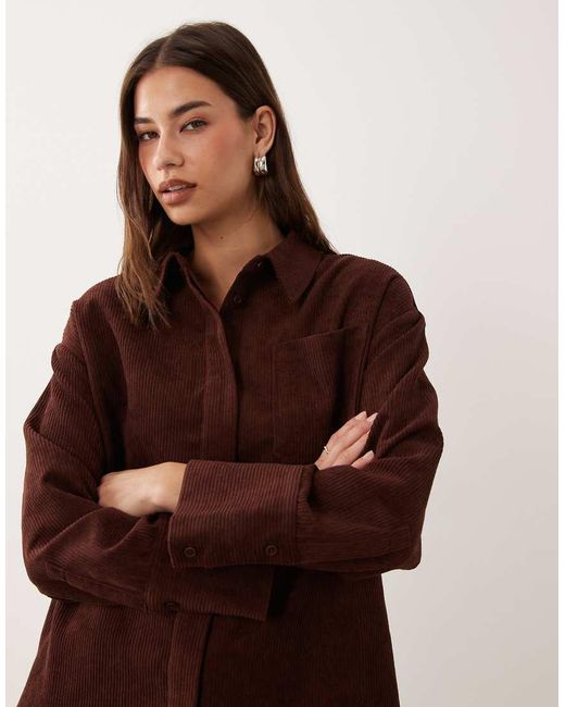 ASOS Brown Shirt Co-Ord