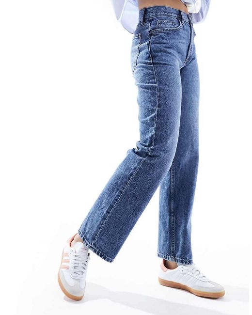 Mango Black Matilda Straight Leg Jeans