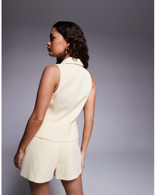 River Island Natural Waistcoat