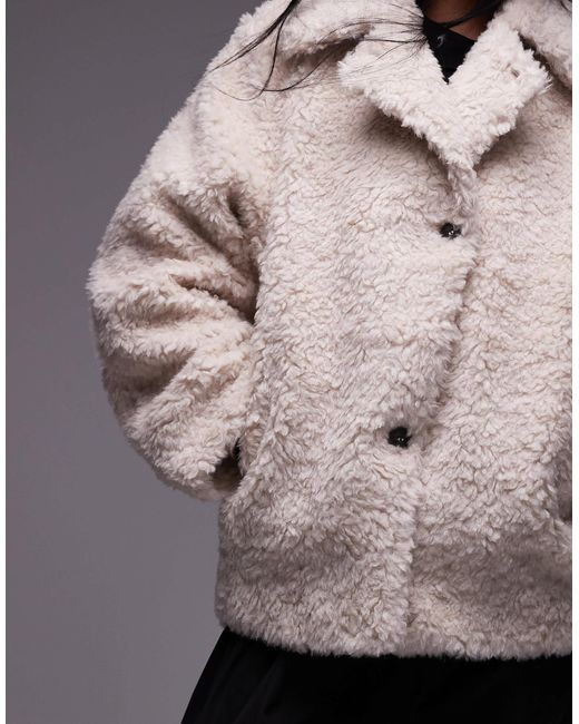 & Other Stories Brown – kunstpelzjacke