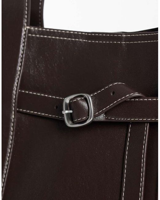Calvin Klein Black Buckle Tote