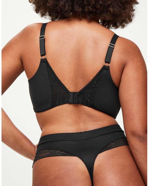 KBX Black Charlotte Padded Non Wire Bra