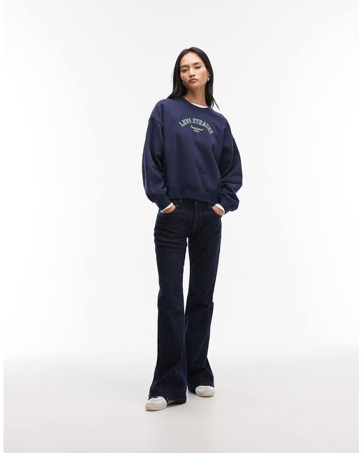Levi's Blue Central Graphic Sweatshirt