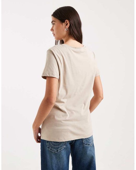 ARMANI EXCHANGE Blue Diamante Logo T-shirt