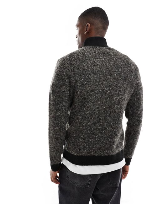 Jack & Jones – strickpullover in Black für Herren