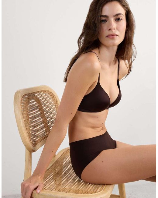 Intimissimi Black Tiziana Microfibre Triangle Bra