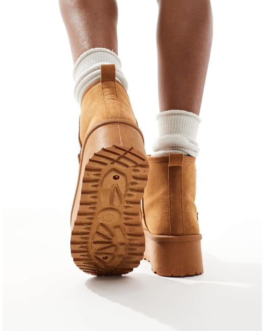 SEQWL White Flatform Boots