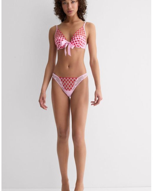 Intimissimi Pink The Love Club Elena Balconette Bra