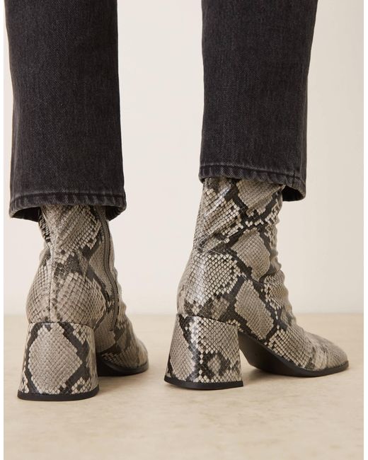 ASOS Brown – royce – ankle-boots