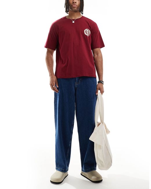 Superdry Cult – baggy-jeans im stil der 90er in Blue für Herren