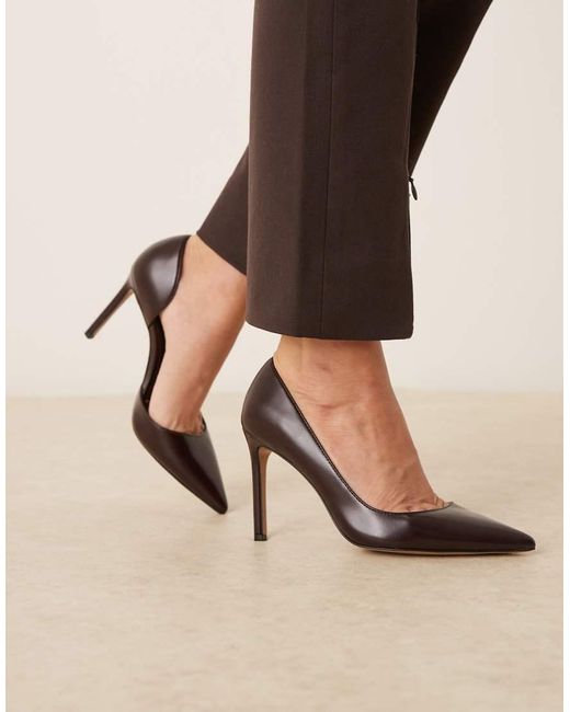 Mango Natural Classic Pointed Heels