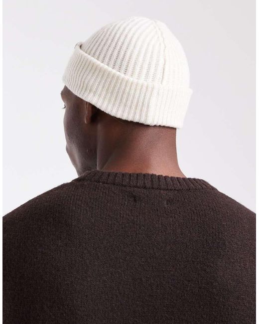 Berretto Color Crema di Jack & Jones in Brown da Uomo