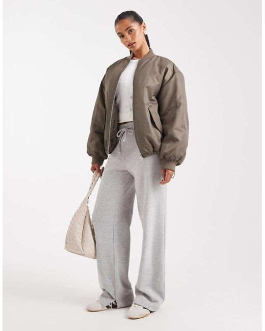 ASOS Oversized Bomberjack in het Brown