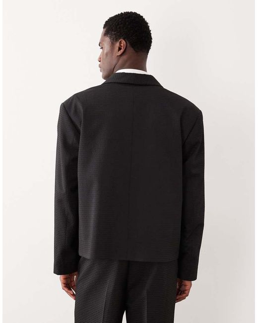 ASOS Black Boxy Suit Jacket for men