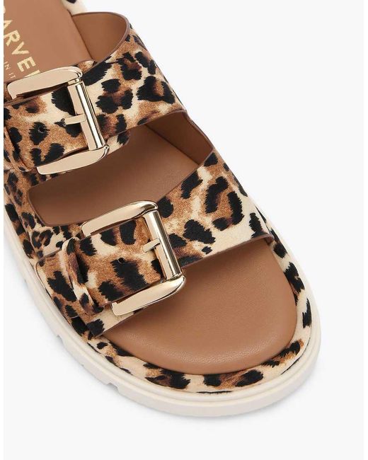 Carvela Kurt Geiger Natural Pavilion Flat Sandals