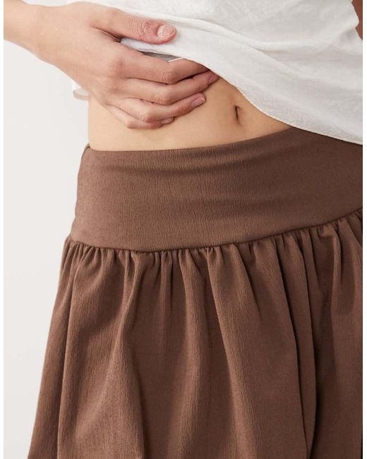ASOS Natural Bubble Mini Skirt