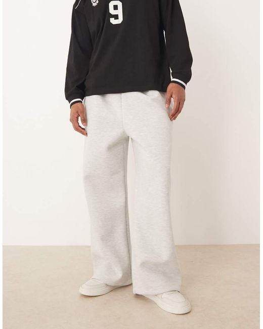ASOS Oversized Joggingbroek Van Zware Stof in het Black voor heren