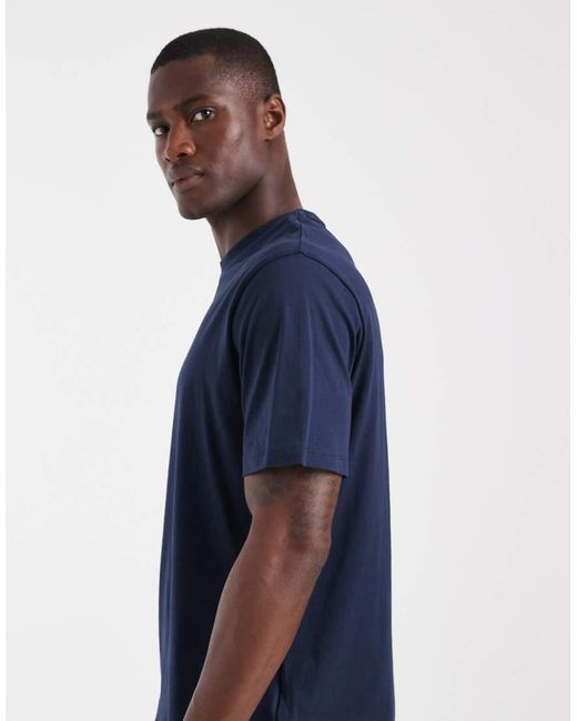 Timberland Blue Print Stack Logo Short-Sleeve Tee for men