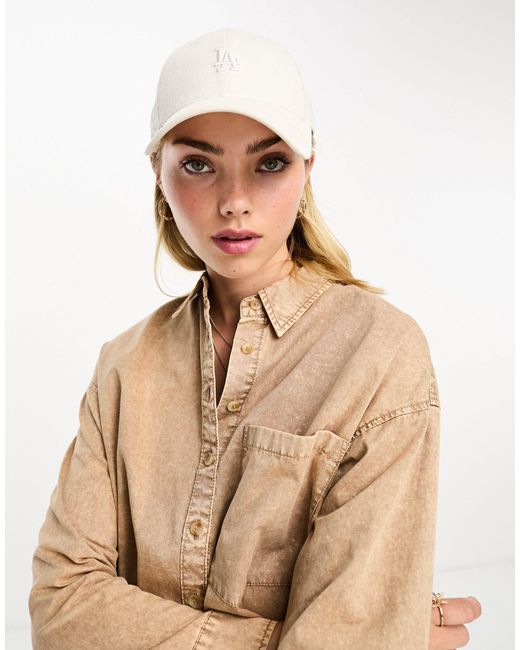 Stradivarius Natural Denim Shirt