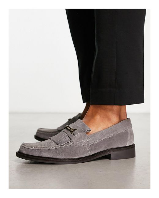 H by Hudson Exclusives - Archer - Loafers in het Gray voor heren