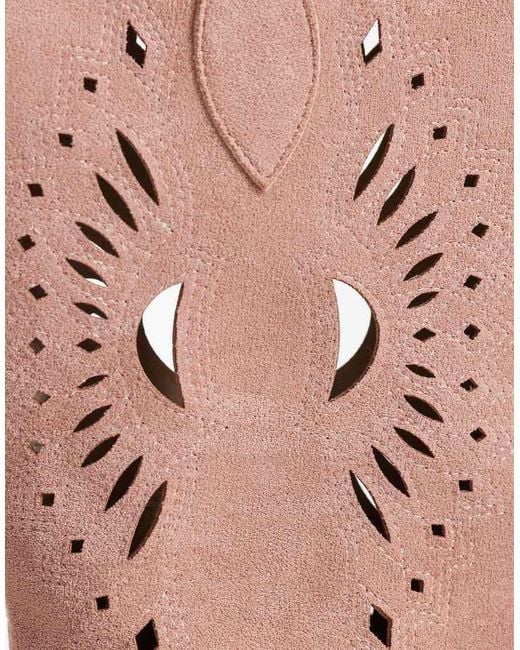 Glamorous Pink Western Knee Boots