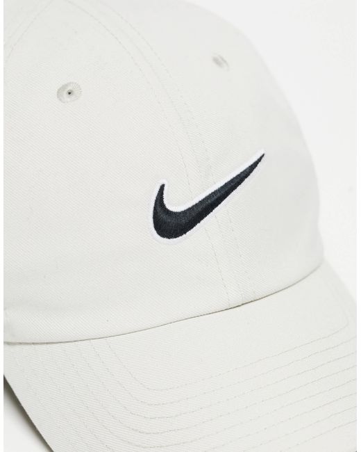 Nike White Club Swoosh Cap for men