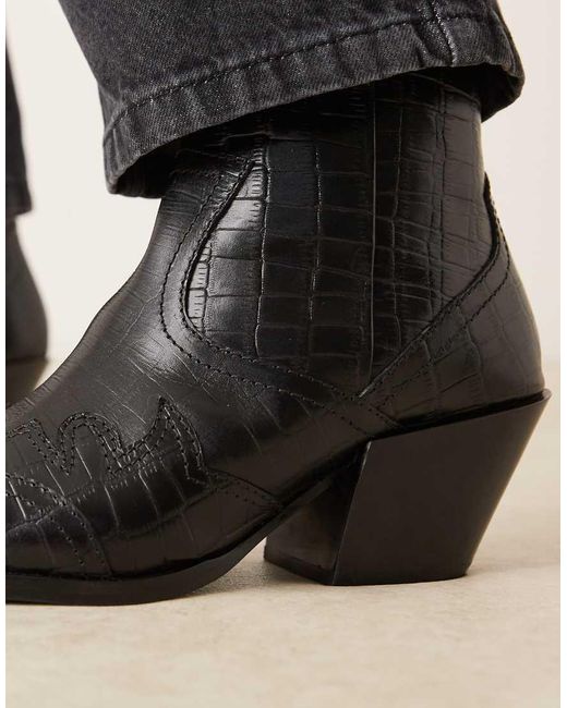 ASOS Black Cuban Boots for men