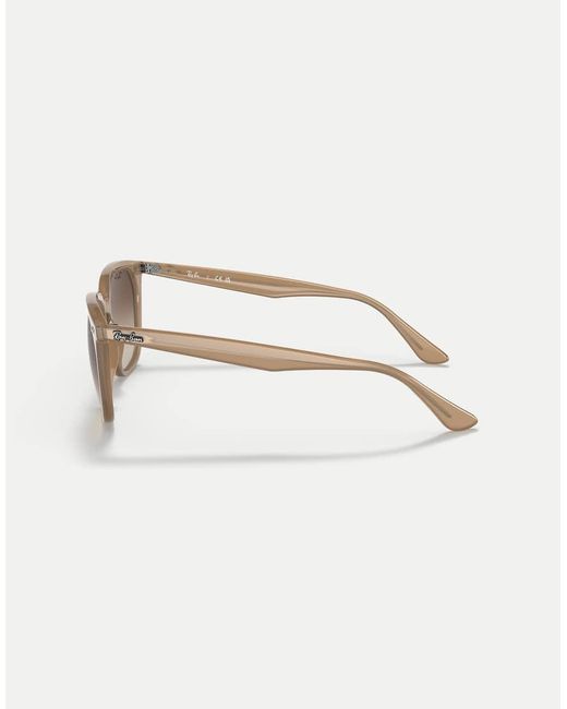 Ray-Ban Natural Rb4362 Square Sunglasses With Lens