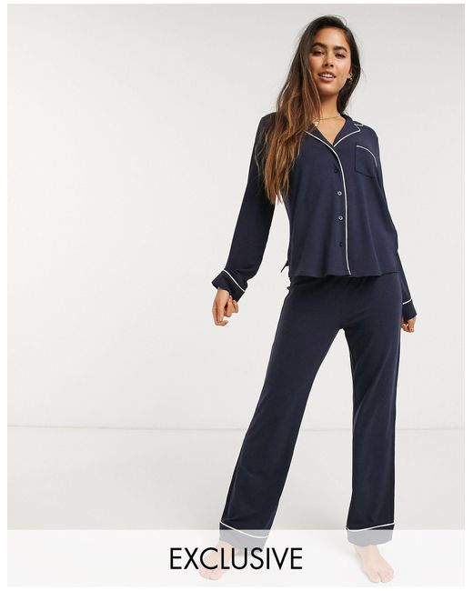 Chris Eco Viscose Long Pyjama Bottoms 