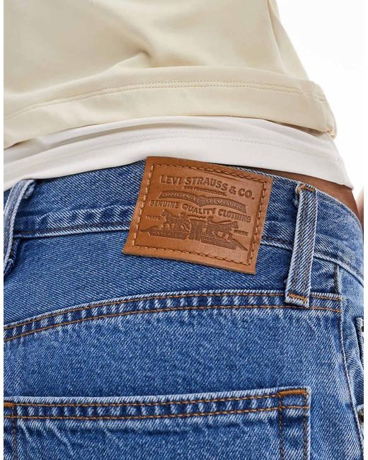 Levi's Blue baggy Dad Denim Jorts