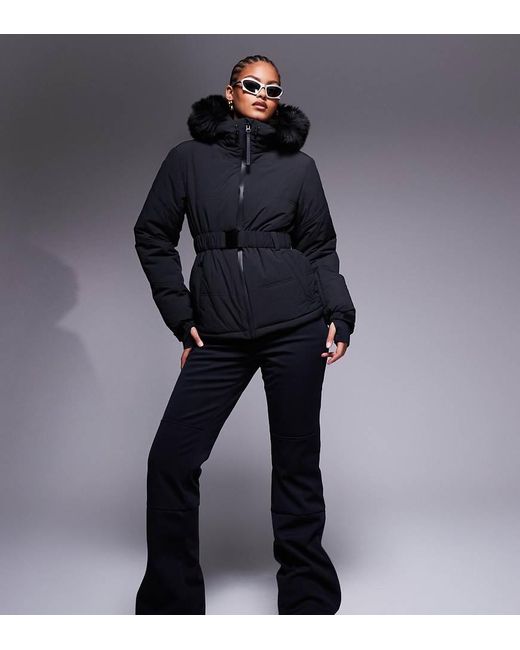 ASOS 4505 Ski & Snow Blue 4505 Tall Ski Water Repellent Insulated Ski Jacket