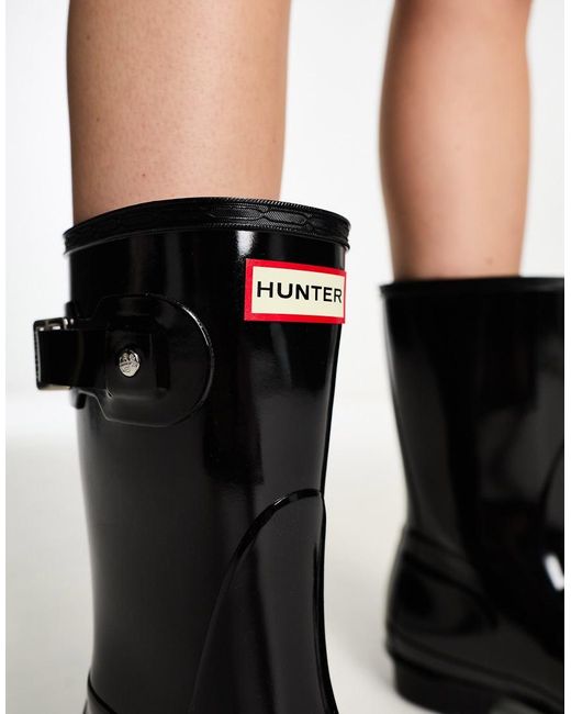 Hunter Black Original Short Wellington