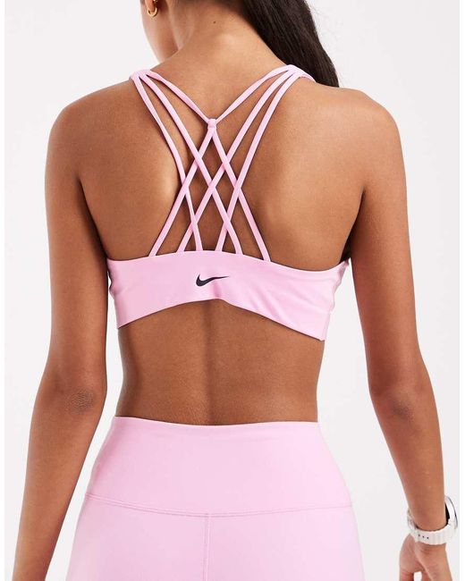 Nike Pink Pro Dri-Fit Sports Bra