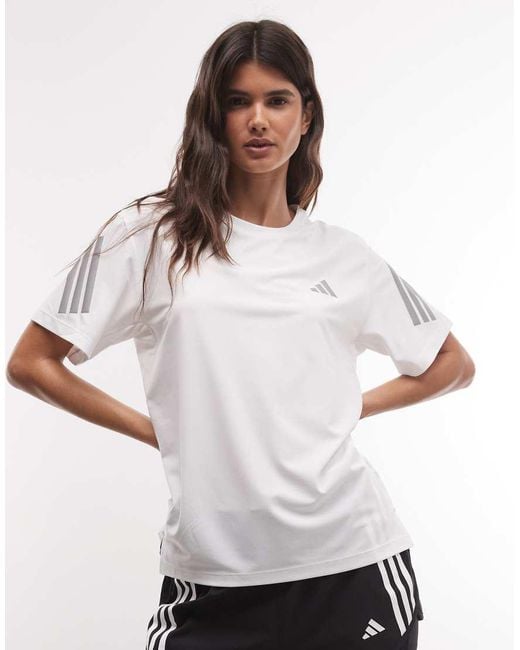 Adidas Originals White Adidas Running Adi365 T-shirt