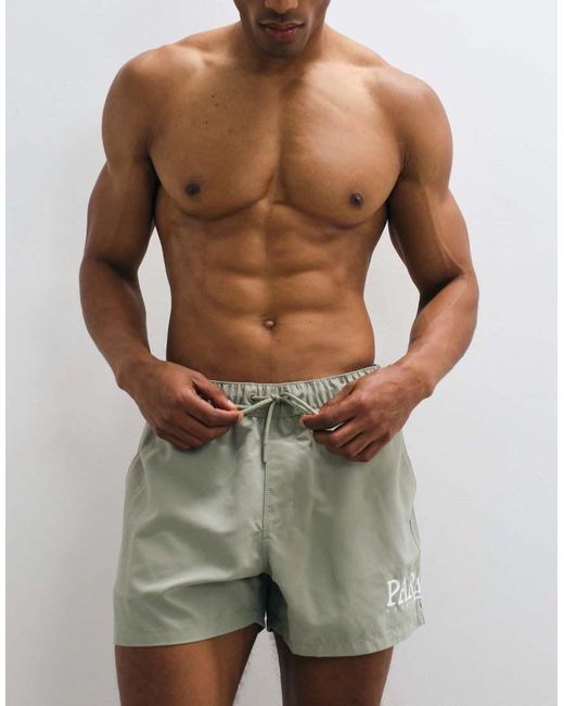 ASOS Gray Swim Shorts for men