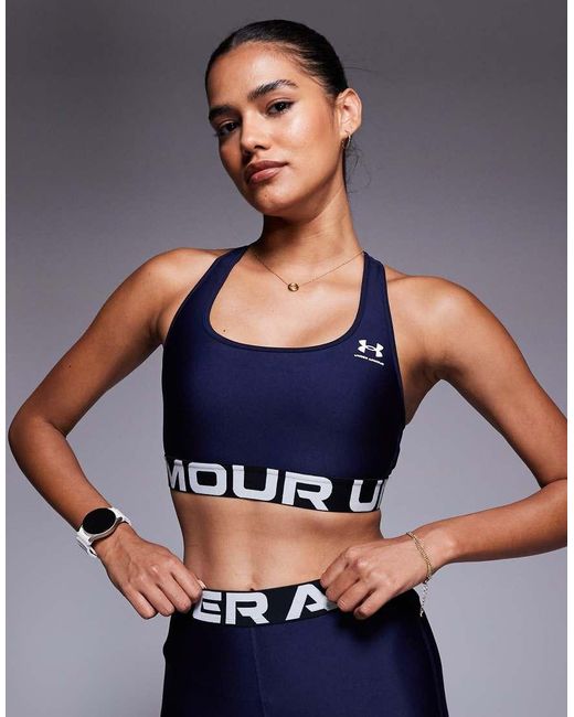 Under Armour Blue Heatgear Sports Bra