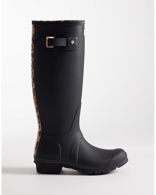 Hunter Black Original Tall Wellington Boot