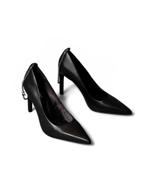 Calvin Klein Black Stiletto High Heel With Pointed Toe