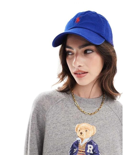 Polo Ralph Lauren Blue Cap With Pony Logo
