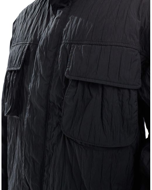 Pull&Bear – utility-jacke in Blue für Herren