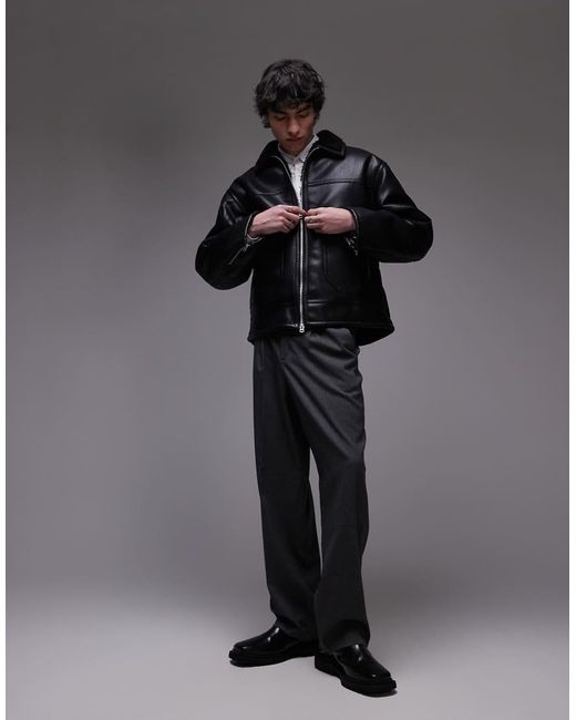 Giacca di Topman in Black da Uomo