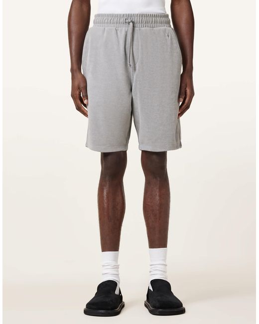 AllSaints – felix – sweat-shorts in Natural für Herren