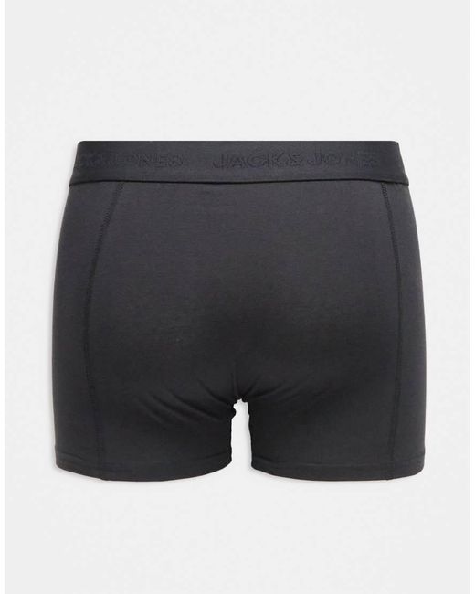 Jack & Jones Blue 3 Pack Trunks for men