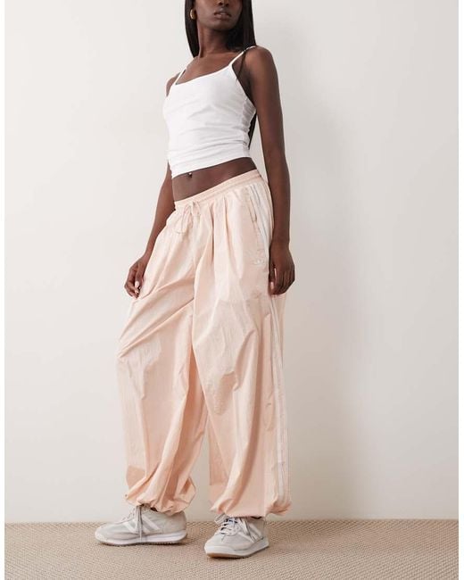 Adidas Originals Pink Nylon Balloon Track Pants