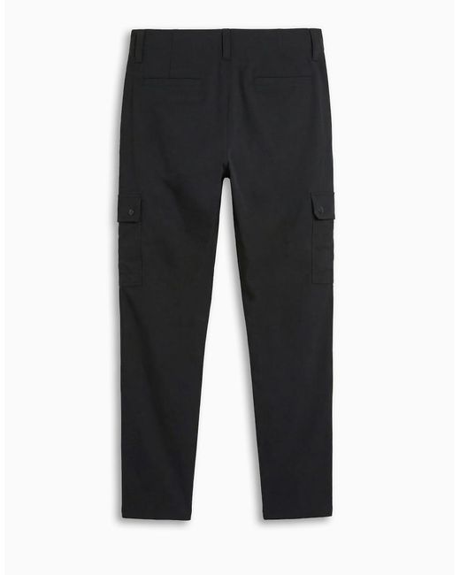 ASOS Blue Motionmax Four Way Stretch Co-Ord Tapered Cargo Trousers for men