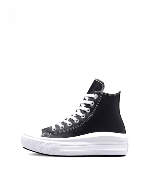Converse White – chuck taylor all star move – sneaker mit plateausohle