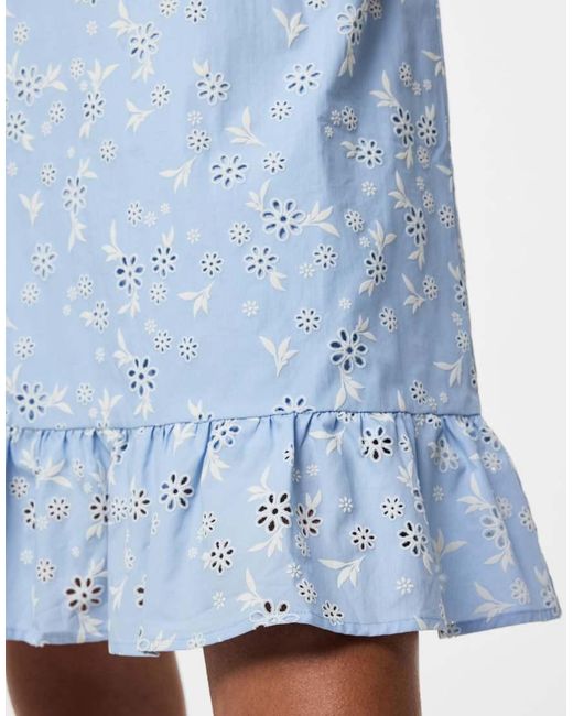 Pieces Blue Mini Dress